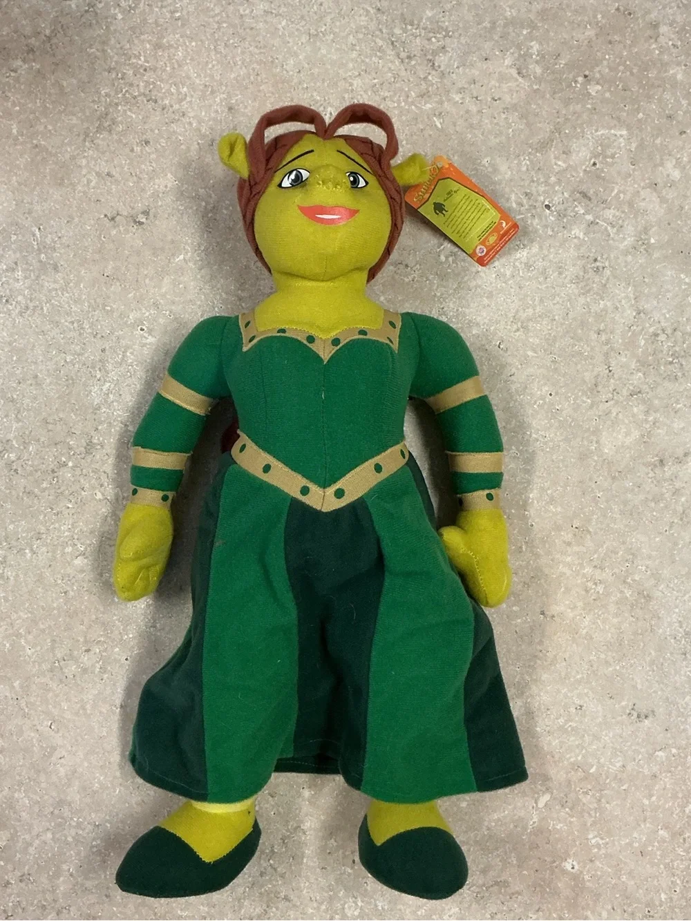 Shrek Vintage 2004 Princess Fiona Plush Doll By Nanco 16”